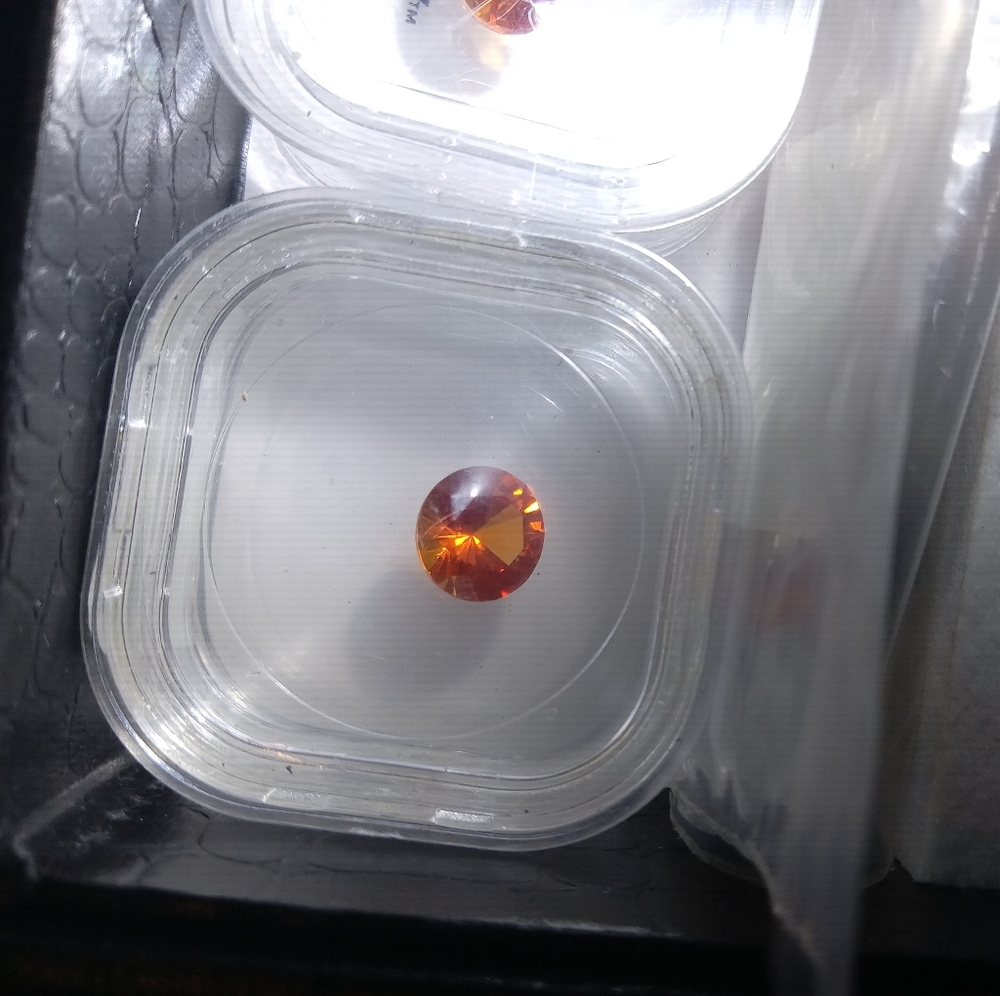Orange Fire Opal Red Gemstone - image 1